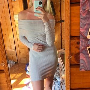 Urban outfitters off the shoulder dress